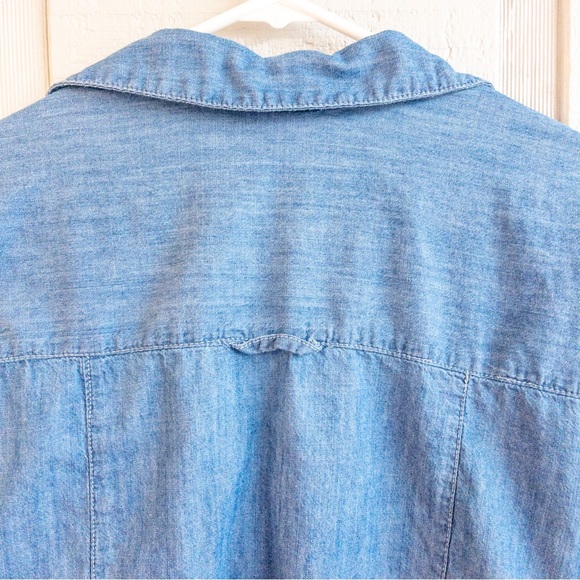 Avenue Denim Button-Up Tunic - Picture 7 of 10